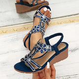 Rocío - Sandalias con cuña cómodas y elegantes