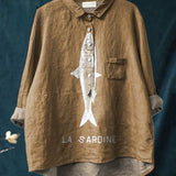 Lily | Camiseta Gráfica Sardina