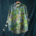 Seraphin™ | Blusa de Lino Atemporal con Estampado