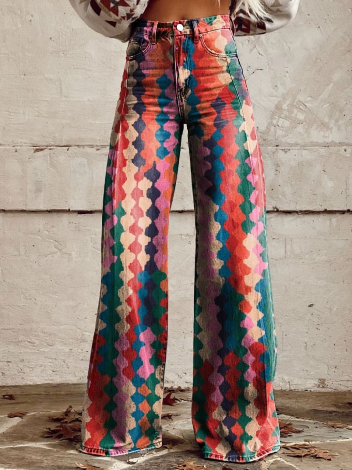 Amélie - Pantalones bohemios elegantes