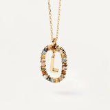 Collar Elegante con Piedras Multicolor