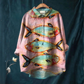 Iris™ | Blusa de Lino Atemporal con Estampado