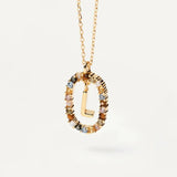 Collar Elegante con Piedras Multicolor
