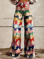 Léon - Pantalón Floral Elegante
