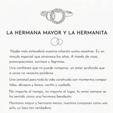 Anillo Hermanas por Siempre – La hermana mayor y la hermanita (Ajustable)