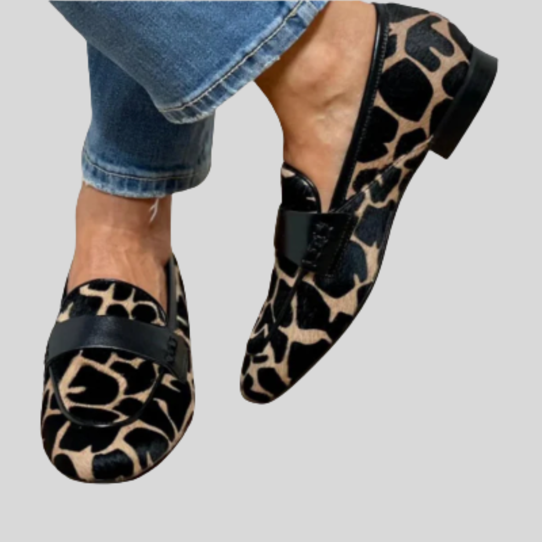 Katie - Mocasines estampado leopardo