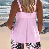 Laluna® | Conjunto de Tankini Colorido