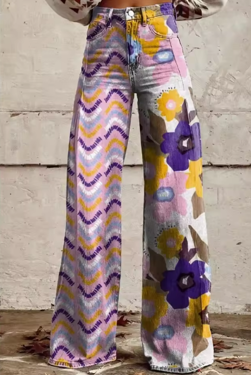 Isadora - Pantalones Boho Flor