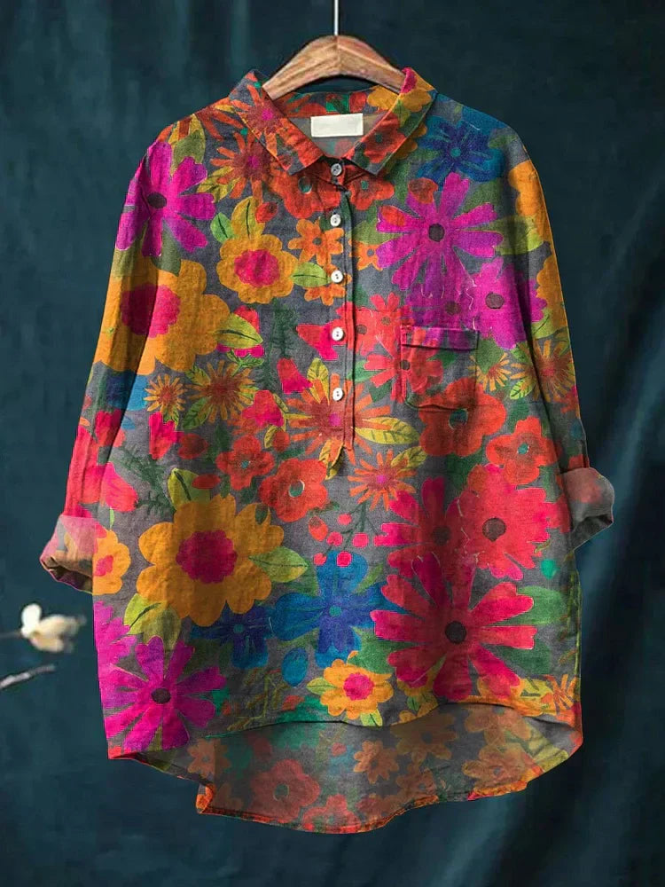 GIANNA™ - Camiseta Artística con Plantas