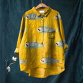Marina | Camiseta con Estampado de Peces Juguetones