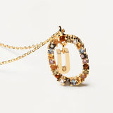 Collar Elegante con Piedras Multicolor