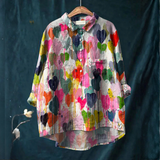 Thalia™ | Blusa Fantasía en Lino Sin Tiempo