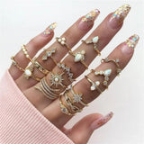 Conjunto de Anillos Elegantes