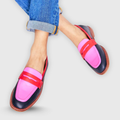 Franki - Mocasines con contraste