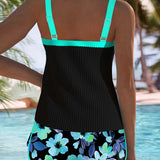 Laluna® | Conjunto de Tankini Elegante de Dos Piezas