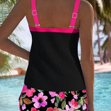 Laluna® | Conjunto de Tankini Elegante de Dos Piezas
