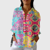 Blusa impresa ligera y colorida