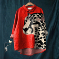 Nala | Camisa con Estampado de Leopardo Audaz