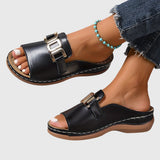 Kathryn - Sandalias de hebilla cómodas