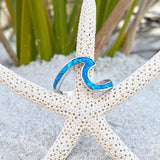Anillo Sea Wave en ópalo y plata