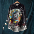 Lyra™ | Camisa de Lino Atemporal con Estampado