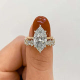 Anillo de Diamante Marquise en Oro