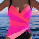 Sofía – Bañador con estampado colorido y efecto reductor