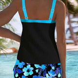 Laluna® | Conjunto de Tankini Elegante de Dos Piezas