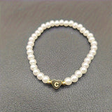Pulsera Elegante de Corazón con Inicial