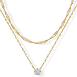 Collar Doble Esplendor | Oro