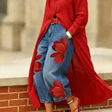 Sophia - Pantalones florales elegantes