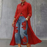 Sophia - Pantalones florales elegantes