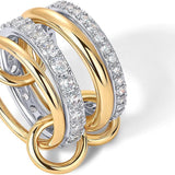 Conjunto Anillos Unidos | Oro