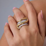 Conjunto Anillos Unidos | Oro
