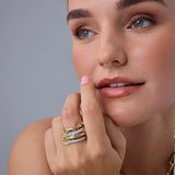 Conjunto Anillos Unidos | Oro