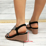 Rocío - Sandalias con cuña cómodas y elegantes