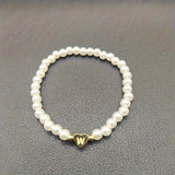 Pulsera Elegante de Corazón con Inicial