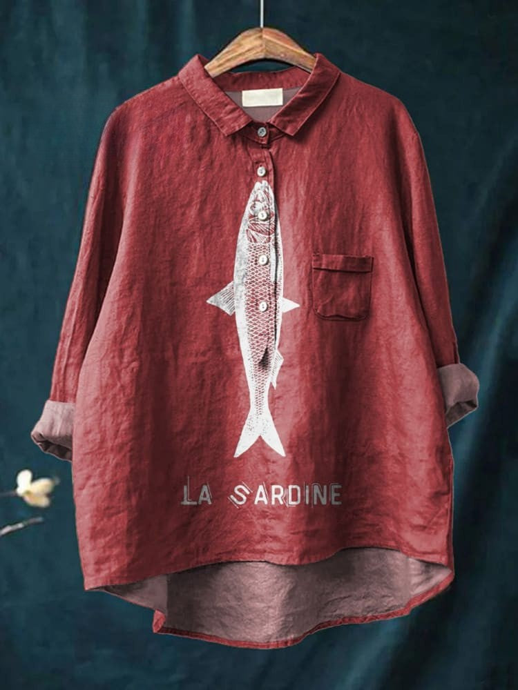 Lily | Camiseta Gráfica Sardina