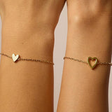 Pulsera Corazón Radiante | Oro