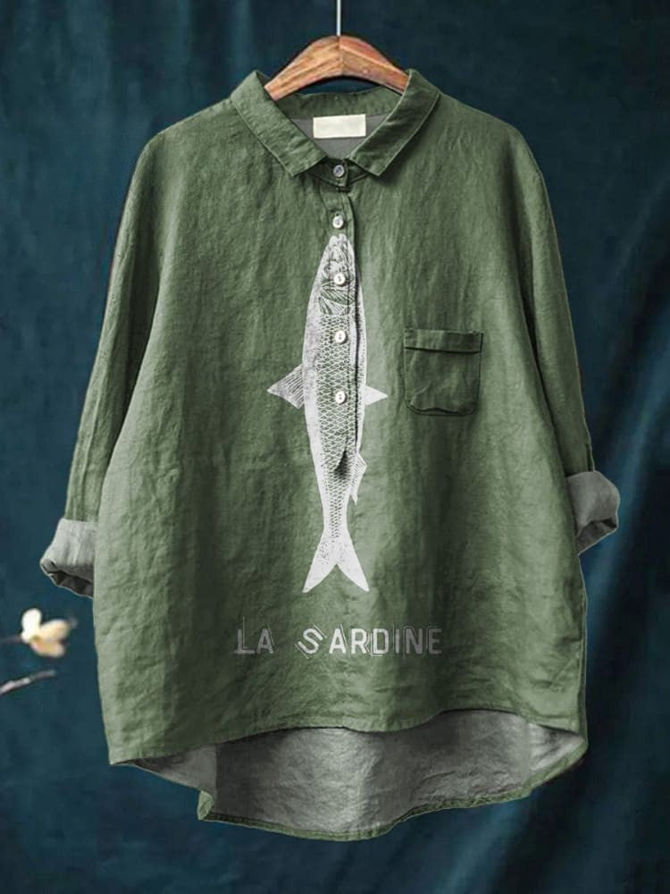 Lily | Camiseta Gráfica Sardina