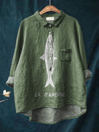 Lily | Camiseta Gráfica Sardina