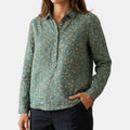 Seraphina™ | Blusa de Lino Atemporal con Estampado