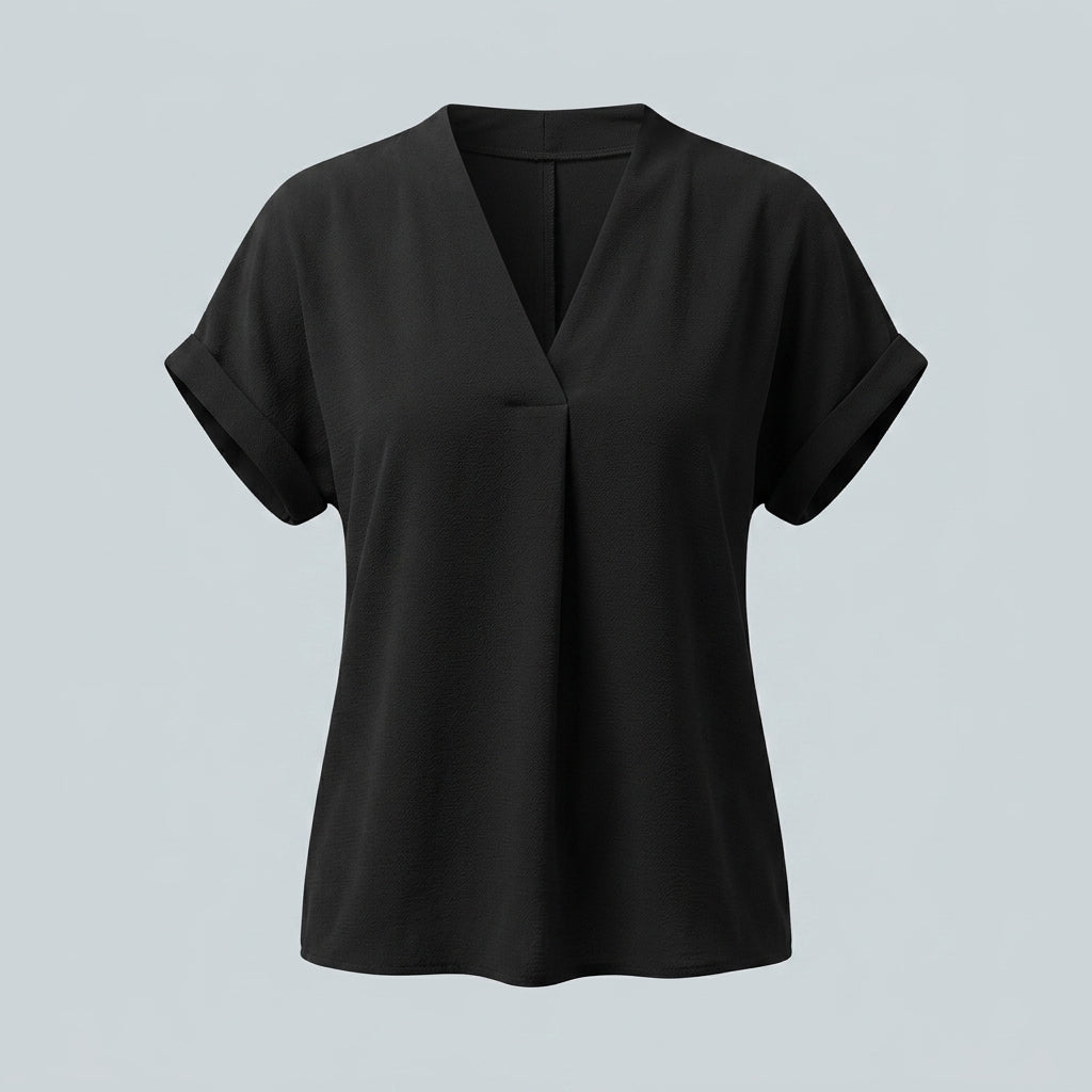 Sofía - Blusa Elegante de Manga Corta