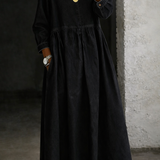 Clara | Vestido vaquero con cuello Peter Pan