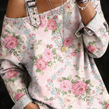 Brooklyn | Floral Collar Denim Vestido