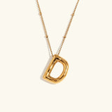 Collar de Oro con Inicial Balloon
