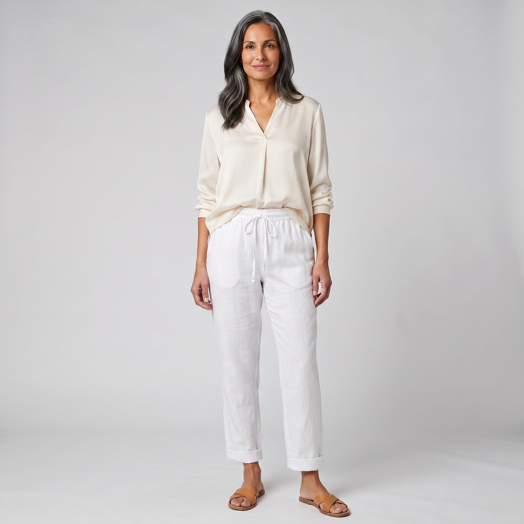 Carmen - Pantalón de Lino para Verano