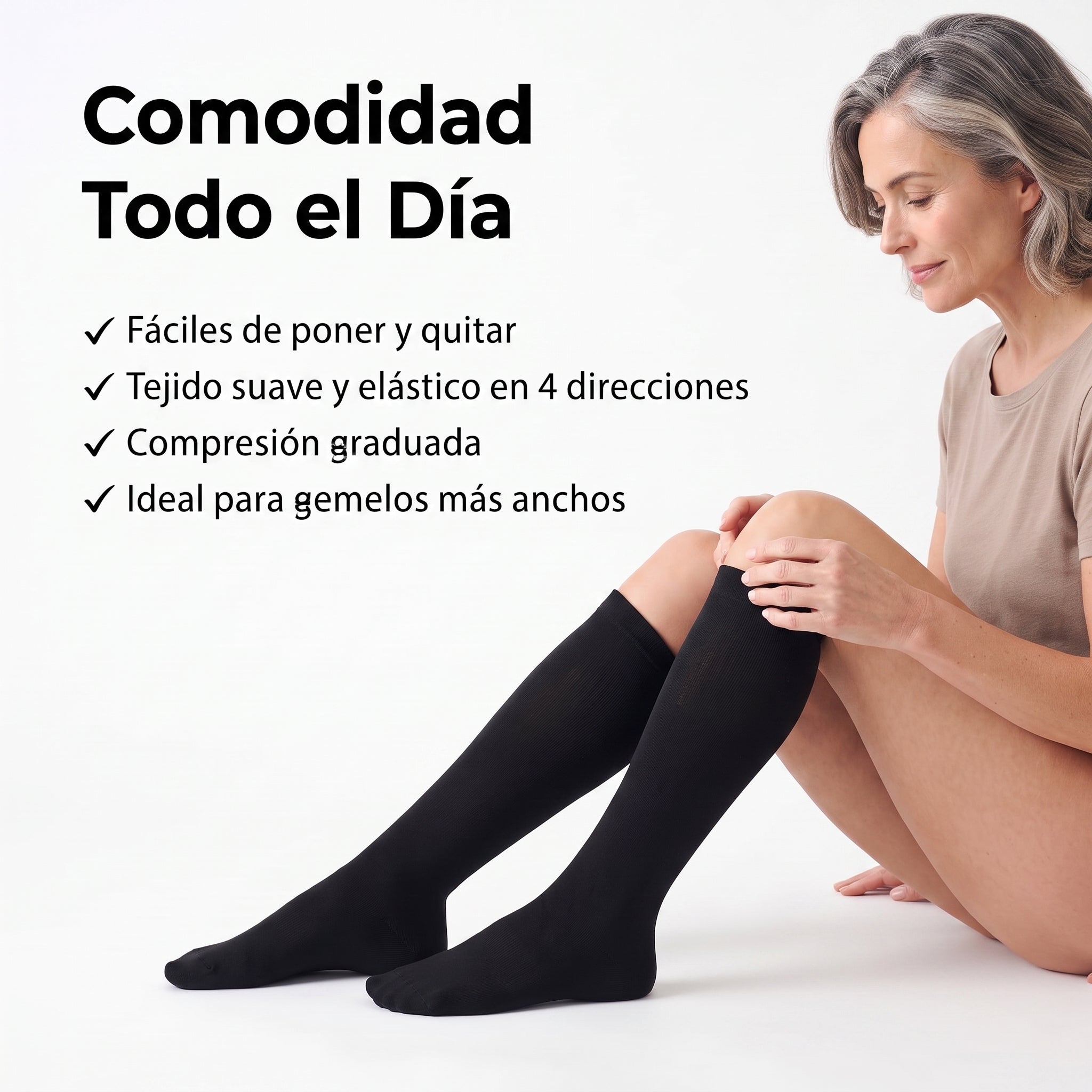 VitaLeg - Calcetines de compresión y confort diario