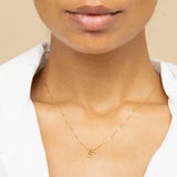 Collar con Inicial de Oro