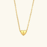 Collar de Oro con Inicial de Corazón